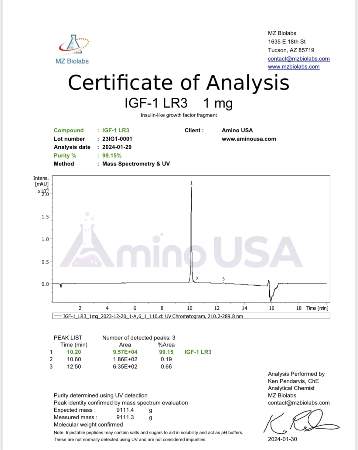 IGF-1 LR3